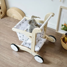 Load image into Gallery viewer, Activity Walker, Wooden Baby Walker, Baby Wooden Toy, First Birthday Gift, Girl Toy, Toy for 1-3 Year Old, Floral Walker

