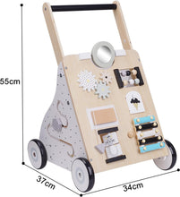 Load image into Gallery viewer, Wooden Walker, Tool Bench for Toddlers, Wooden Walker for Boys and Girls, Children's Workbench, Baby Activity Centre, Montessori Toy for Toddlers from 1-3 Years
