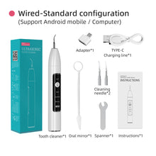 Load image into Gallery viewer, Dental Cleaning Set, Teeth Cleaning Kit for Home Tooth Care, 2 Heads and 3 Modes, USB Rechargeable

