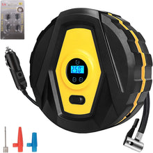 Load image into Gallery viewer, Gonfleur Pneus Voiture,Pompe Voiture 12V 150PSI,Compresseur à Air, Pompe à Vélo avec Lumière LED, Jauge Pression Numérique et Pompe/Arrêt Automatique
