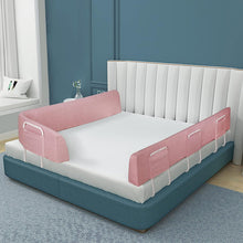 Load image into Gallery viewer, Barrera Seguridad Niños Cama Barrera de Cama Flexible y Plegable Seguridad Anticaídas Niños Altura Ajustable 41,5-61,5 cm, Largo 150/180/200cm
