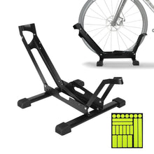 Load image into Gallery viewer, Bicycle Stand Professional Floor Freestanding Stand Holder Mounting Bicycle Park Stand for Mountain Bike Road Bike MTB Black
