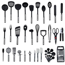 Load image into Gallery viewer, Ustensiles de cuisine - Kit Ensemble - 40 pièces - Nylon, acier inox, PP

