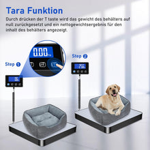 Load image into Gallery viewer, Postal Scale, 440 lbs x 10 g Digital Postage Scale, Durable Alloy Steel Platform, Heavy Duty Scales for Packages, Warehouses, Luggage, Parcel Scales with LCD/Hold/Tare Function
