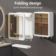 Load image into Gallery viewer, Hängeschrank Schrank 31x13x40cm Faltbar Badschrank Wandschrank mit Türen
