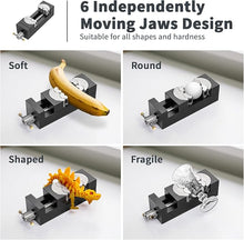 Load image into Gallery viewer, Fractal vise - self-adjusting mini table vise with 6 independent jaws for irregular shapes - drill bit vise, suitable for DIY, jewelry, handicrafts, and repair
