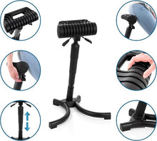 Load image into Gallery viewer, OFFICE 830025 Stehhilfe TOP Work 33 Hartschaum/Metall bequemer Arbeitsstuhl, Stehhocker ergonomisch, höhenverstellbar
