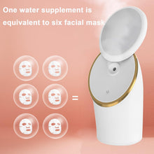 Load image into Gallery viewer, Facial Steamer, Nano Ionic Facial Steamer, avec miroir de maquillage Dispositif de nettoyage des pores, Beauty Spa Soins de la peau Soins du visage Face Steamer
