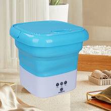 Load image into Gallery viewer, Mini Washing Machine Bucket Folding Portable Laundry Machine Clothes Washing
