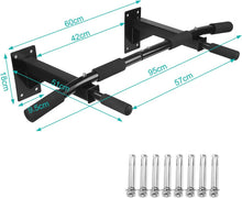 Load image into Gallery viewer, Pull-Up Bar Wall Mounted Bar Pull Up Bar Multi-Power Station Fitness Equipment for Home Muscle Building Maximum Training Weight 200 kg
