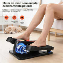 Load image into Gallery viewer, Mini Elliptiertrainer Untertisch Elektrischer Beintrainer mit LED Touchscreen &amp; Fernbedienung 12 Mode Geschwindigkeiten Kompakter Heimtrainer für Senioren und Erwachsene
