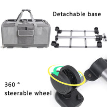 Load image into Gallery viewer, Sac de Transport pour Chien/Chat à Roulettes pour Animaux de Compagnie Chiens, Chats,Trolley et Chariot de Voyage avec Poignée au Manche Télescopique et Poches Rangement
