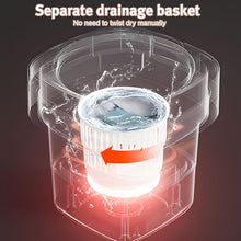 Load image into Gallery viewer, Lavatrice portatile, mini lavatrice intelligente dello schermo di visualizzazione digitale Mini lavatrice, piccola lavatrice per calze biancheria intima o piccoli oggetti
