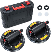 Load image into Gallery viewer, vacuum lifters, tile lifters, glass vacuum lifters, maximum load 200 kg, vacuum suction lifter glass with portable tool box, vacuum lifter glass lifter for glass, tiles, marble

