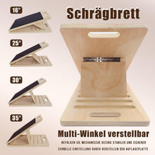 Load image into Gallery viewer, Balance Board and Slant Board Made of Wood, Balance Board for Adults, Wobble Board for Physiotherapy, Adjustable Calf Stretcher Slant Board and Balance Trainer for Home Training &amp; Sports Exercises

