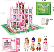 Load image into Gallery viewer, Dollhouse Dream House for Girls, Toys from 6 Years, Girls, Playhouse Gift, Educational Toy for Boys and Girls
