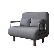 Load image into Gallery viewer, 4-in-1 Sleeping Chair with Bed Function, Sofa Bed with 6-Way Adjustable Backrest &amp; Removable Cushion, Recliner Chair Sofa Bed Foldable for Home
