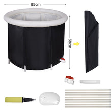 Load image into Gallery viewer, 85X68cm PVC Ice Bath Tub for Athletes Large Cold Plunge Tub Pool Muscle Recovery
