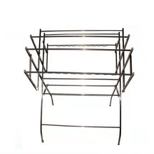 Load image into Gallery viewer, Telescopic laundry dryer, Metal Stainless steel, 160 x 120 x 110 cm, Shiny
