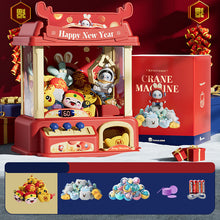 Load image into Gallery viewer, Children's mini doll grabbing machine Small household coin operated electric clip doll twisting game machine
