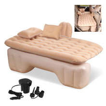 Load image into Gallery viewer, Cama de campamento inflable en el asiento trasero de un automóvil móvil con colchón de aire
