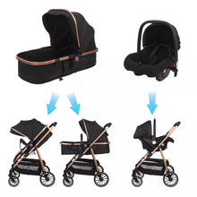 Load image into Gallery viewer, Kinderwagen 3 in 1 Kombikinderwagen Komplettset Buggy Auto-Babyschale
