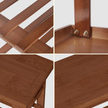 Load image into Gallery viewer, Banco Zapatero con Asiento, Banco Zapatero de bambú, Estable y Robusto, Capacidad de 100 kg para Entrada/Dormitorio/Sala/Balcón
