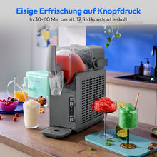 Load image into Gallery viewer, Slush Machine (2.6 Litre Slush Ice Capacity, 1.9 Litre Capacity, Slush Ice Maker for Drinks, 5 Drink Modes, 30-60 Minutes Preparation Time, Compressor, Slush Ice Machine

