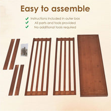 Load image into Gallery viewer, Banco Zapatero con Asiento, Banco Zapatero de bambú, Estable y Robusto, Capacidad de 100 kg para Entrada/Dormitorio/Sala/Balcón
