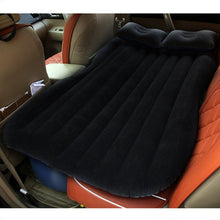 Load image into Gallery viewer, Colchón Inflable Coche SUV Multifuncional Plegable Cama Inflable para Asiento Trasero de Coche con Bomba de Aire Eléctrica + 2 Almohadas Sofá Hinchable con Inflador de Auto
