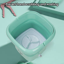 Load image into Gallery viewer, Mini Washing Machine Bucket Folding Portable Laundry Machine Clothes Washing
