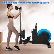 Load image into Gallery viewer, Vogatore ad acqua per la casa, vogatore pieghevole, Rowing Machine con funzione Bluetooth e guida in acciaio inox, carico massimo 110 kg
