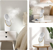 Load image into Gallery viewer, Facial Steamer, Nano Ionic Facial Steamer, avec miroir de maquillage Dispositif de nettoyage des pores, Beauty Spa Soins de la peau Soins du visage Face Steamer
