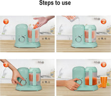 Load image into Gallery viewer, 4 in 1 Multifunctional Robot Steamer and Blender for Baby Food Diversification Steamer, Blender, Defrost, Heating, Quick Soft Steaming
