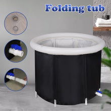 Load image into Gallery viewer, Bañera de Hielo al Aire Libre para Adultos Bañera Hinchable Plegable Recuperación muscular - Refuerza el Sistema Inmunológico para Deportistas (90 * 75CM)
