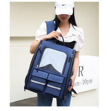 Load image into Gallery viewer, Transport Chat Chien(<15KG), Sac à roulettes pour Chat Chien, Pliable | 3-en-1 | Hauteur Ajustable Respirantes, Un Excellent Choix pour Excursions Urbaines et Randonnée
