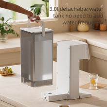 Load image into Gallery viewer, Water heater with a detachable 3L water tank, capable of providing hot water at 45-100 ° C, touch display, and compact design
