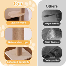 Load image into Gallery viewer, Arbre à Chat, Hauteur 250-275cm, Tour de Jeux pour Chat, Tour à Chat avec Poteaux Sisal, 5 Plateformes, Niche, Hamac, 5 Porteaux à Griffoir (du Sol au Toit)
