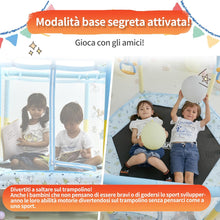 Load image into Gallery viewer, Trampoline d'intérieur avec Filet, Protection des Bords, pour Enfants à partir de 2 Ans – Trampoline de Jardin pour Enfants – Mini Trampoline pour Enfants

