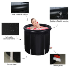 Load image into Gallery viewer, Portable Ice Bath Tub For Athletes Cold Water Therapy Hot Tub Folding Bathtub
