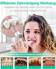 Load image into Gallery viewer, Dental Cleaning Set, Teeth Cleaning Kit for Home Tooth Care, 2 Heads and 3 Modes, USB Rechargeable
