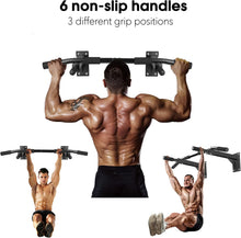 Load image into Gallery viewer, Pull-Up Bar Wall Mounted Bar Pull Up Bar Multi-Power Station Fitness Equipment for Home Muscle Building Maximum Training Weight 200 kg
