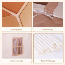 Load image into Gallery viewer, Children's Tent Indoor &amp; Outdoor, Play Tent with Mat and Lights, Children's Play Tent Indoor, Baby Room Decoration, Reading Tent &amp; Playroom for Toddlers
