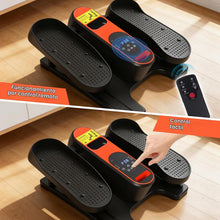 Load image into Gallery viewer, Mini Elliptiertrainer Untertisch Elektrischer Beintrainer mit LED Touchscreen &amp; Fernbedienung 12 Mode Geschwindigkeiten Kompakter Heimtrainer für Senioren und Erwachsene
