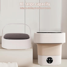 Load image into Gallery viewer, Lavatrice portatile, mini lavatrice intelligente dello schermo di visualizzazione digitale Mini lavatrice, piccola lavatrice per calze biancheria intima o piccoli oggetti
