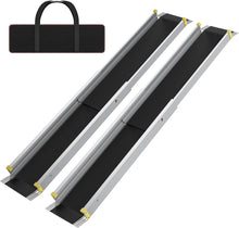 Load image into Gallery viewer, Wheelchair Ramps, , Aluminium Ramp, Wheelchair Load Capacity, 300 kg, Telescopic Ramp, Loading Ramp, Adjustable Portable for Wheelchairs and Scooters
