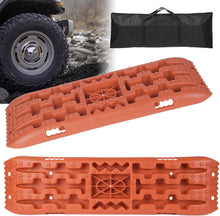 Load image into Gallery viewer, Set of 2 Sand Sheets Traction Aid Offroad Motorhome Accessories Recovery Board, Traction Aid Driving Wedges Car Trailer Tyre Ladder, Traction Tape Traction Mat for Sand, Mud, Snow
