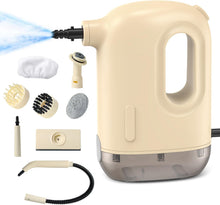 Load image into Gallery viewer, Steam Cleaner , Steam Cleaner Handheld with 8 Accessories, Steam Cleaner Floor, Hand Steam Cleaner with 300 ml Tank, 3 Bar Steam Pressure, Steam Cleaner for Furniture, Carpets, Bathrooms

