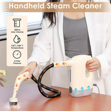 Load image into Gallery viewer, Steam Cleaner , Steam Cleaner Handheld with 8 Accessories, Steam Cleaner Floor, Hand Steam Cleaner with 300 ml Tank, 3 Bar Steam Pressure, Steam Cleaner for Furniture, Carpets, Bathrooms
