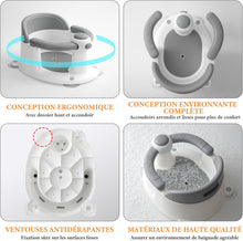 Load image into Gallery viewer, Baby Bath Seat from 6 Months - Non-slip Seat with 4 Powerful Suction Cups, Ergonomic Bath Seat for Shower or Tub
